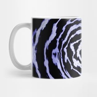 Zebra Animal Print Blue Tie Dye Mug